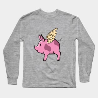 Flying Piglet Long Sleeve T-Shirt